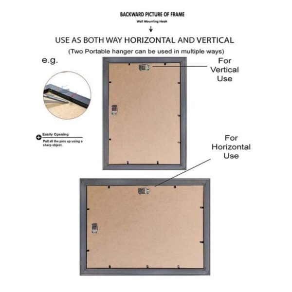 Personalized 9×12 Inch Wooden Photo Frame – Custom Photo & Text Gift for Special Occasions - Image 5
