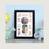Personalized 9×12 Inch Baby Birth Details Frame – Custom Newborn Keepsake Gift - Design 1