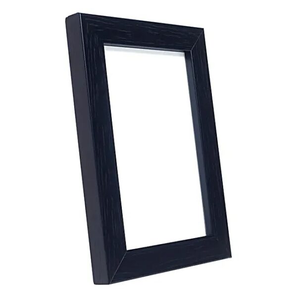 Black Rectangular Wooden Photo Frame - Image 7