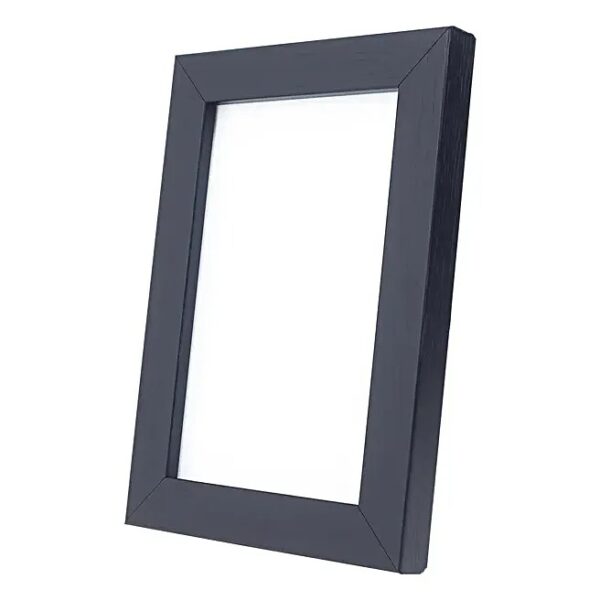 Black Rectangular Wooden Photo Frame - Image 4