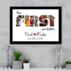 Personalised First Year Love Photo Frame